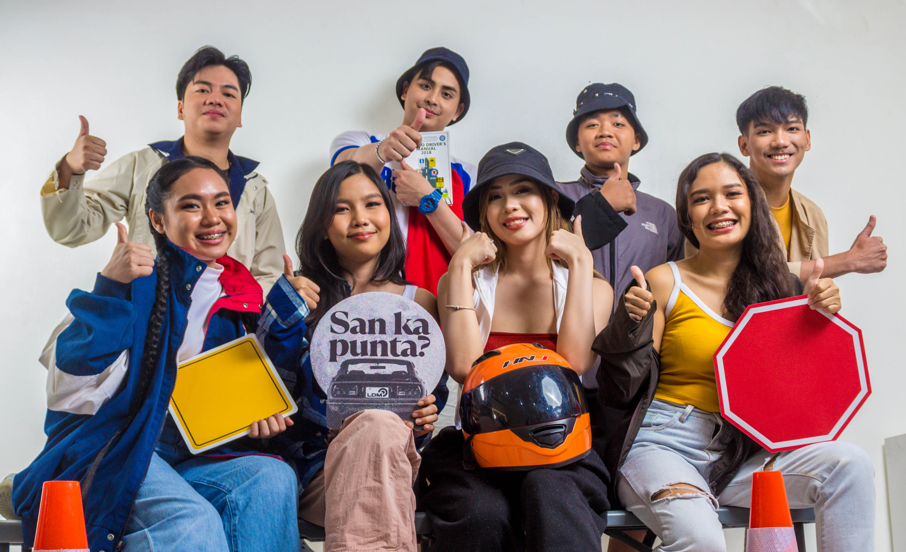 LDM students training together